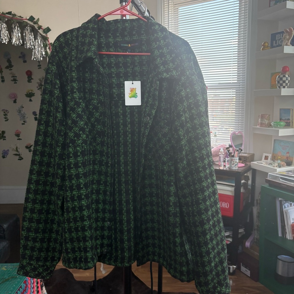 Teddy Fresh Send Help Embroidered Jacket